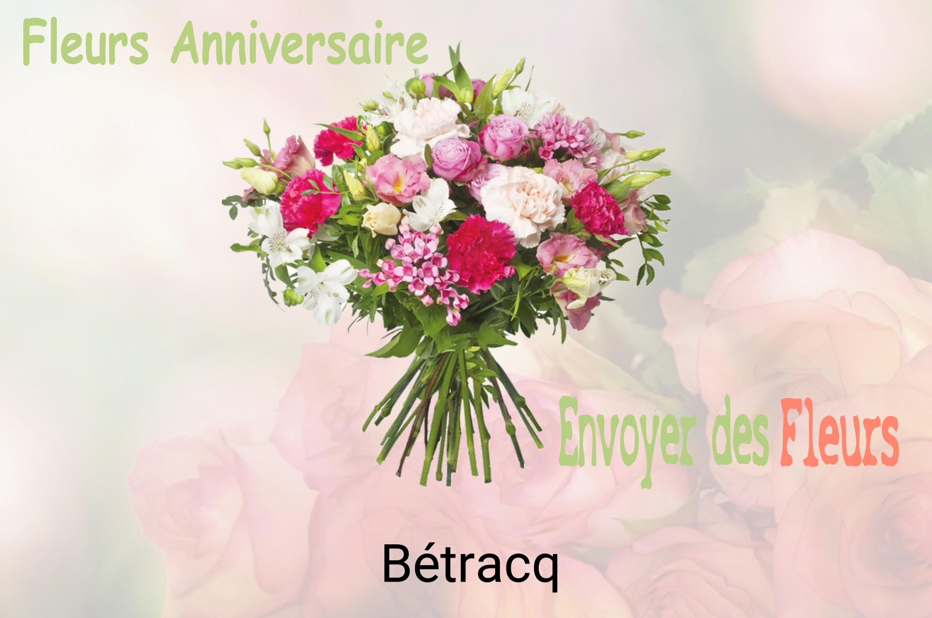 Bouquet de fleurs d’anniversaire livré à Bétracq